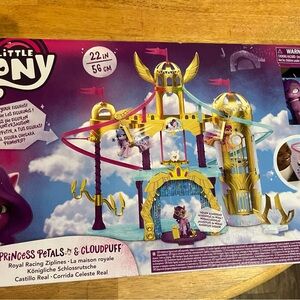 My Little Pony Royal Racing Ziplines Playset - Gold and Purple